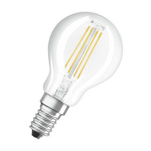 LED žiarovka Osram STAR, E14, 4W, guľatá, teplá biela