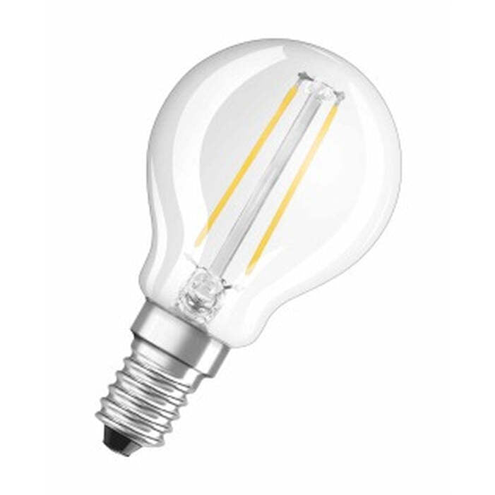 LED žiarovka Osram STAR, E14, 4W, guľatá, teplá biela