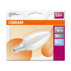 LED žiarovka Osram STAR, E14, 4W, sviečka, neutrálna biela