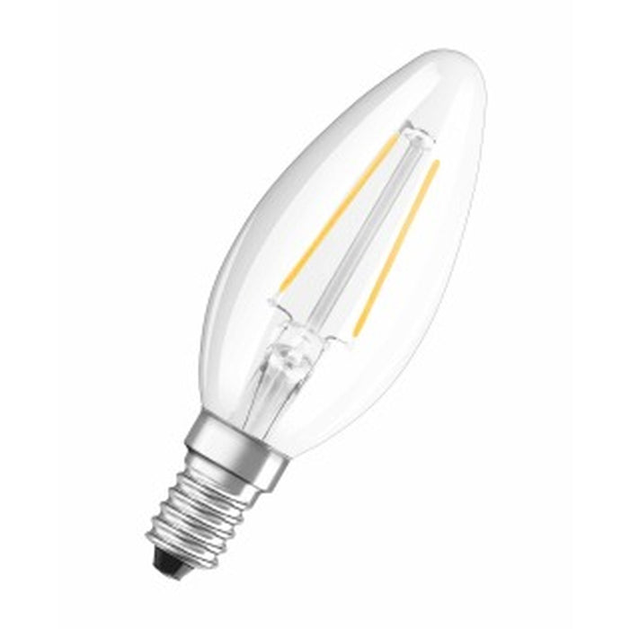 LED žiarovka Osram STAR, E14, 4W, sviečka, teplá biela