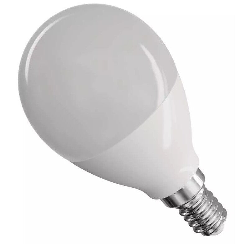 Emos ZQ1231 LED žiarovka Classic Mini Globe 8W E14 neutrál biela