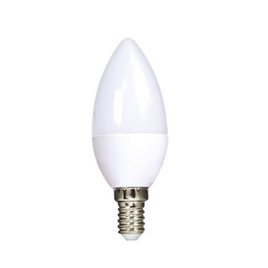 LED žiarovka Ecolux WZ4313, E14, 6W, sviečka, teplá biela, 3ks