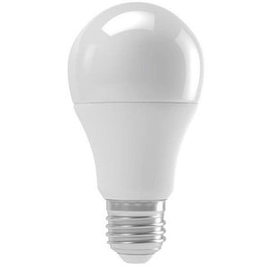 LED žiarovka Emos ZQ5140, E27, 9W, guľatá, číra, teplá biela