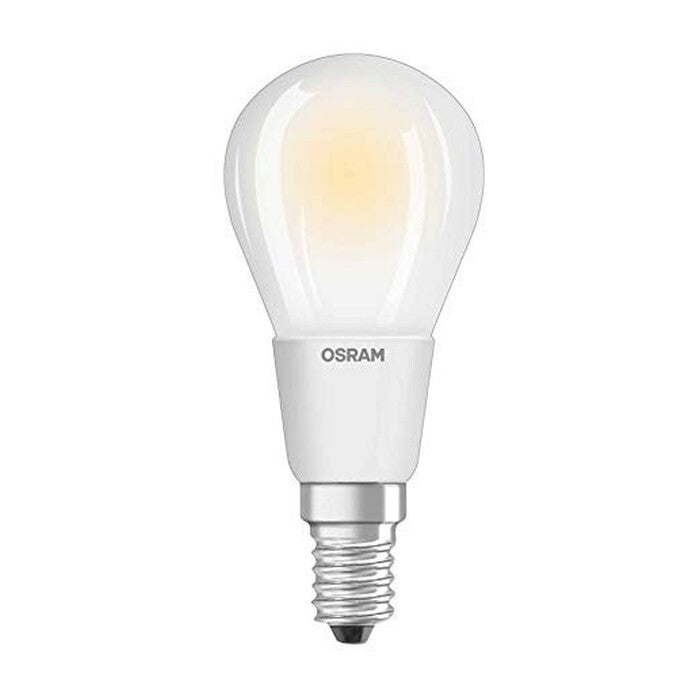 LED žiarovka Osram STAR, E14, 6W, guľatá, číra, teplá biela POŠKO