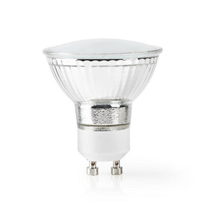 SMART LED žiarovka Nedis WIFILW10CRGU10, GU10, biela