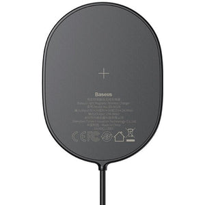 Magnetická nabíjačka na iPhone 12 series, L Baseus, 15 W, čierna