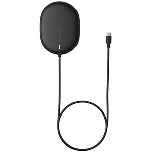 Magnetická nabíjačka na iPhone 12 series, L Baseus, 15 W, čierna