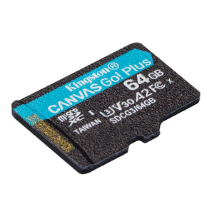 Micro SDXC karta Kingston Canvas Go! Plus 64GB (SDCG3/64GBSP)