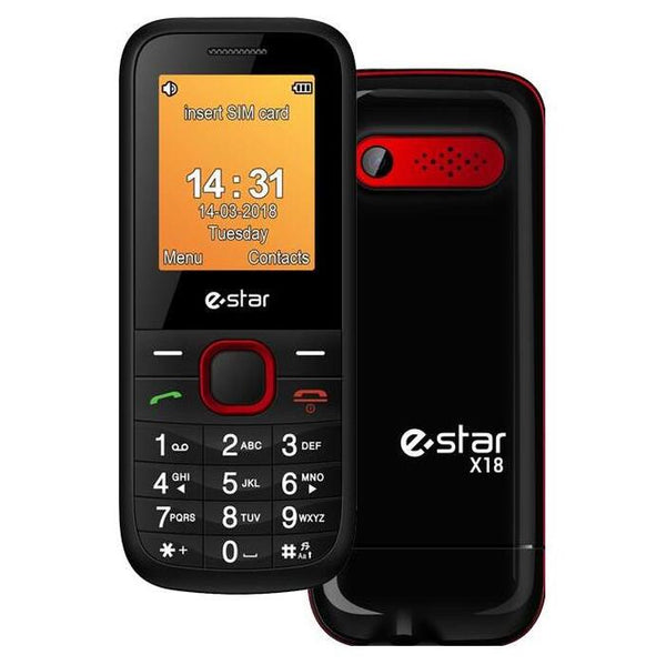 Mobilný telefón eSTAR X18, CZ lokalizácia, červený