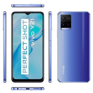 Mobilný telefón VIVO Y21 4GB/64GB, modrá POUŽITÉ, NEOPOTREBOVANÝ TOVAR