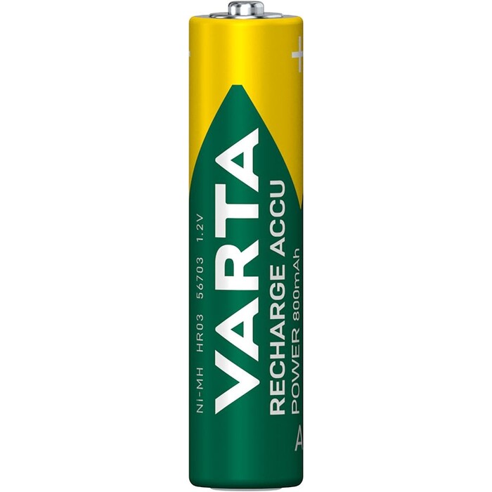 Nabíjacie batérie Varta, AAA, 800mAh, 4ks