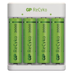 Nabíjačka batérií GP B51414 Eco + 4xAA ReCyko