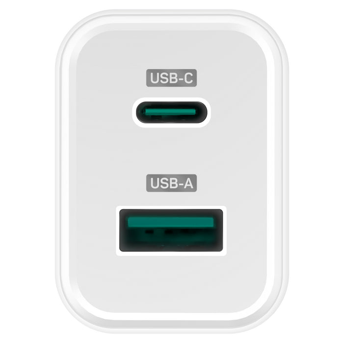 Nabíjačka Connect IT Wanderer 2, 33W PD, 1x Typ C+1x USB, biela