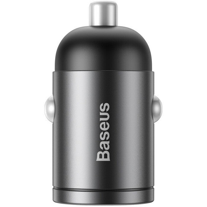 Nabíjačka do auta Baseus 1x USB 30W s QC 3.0, hliníkový