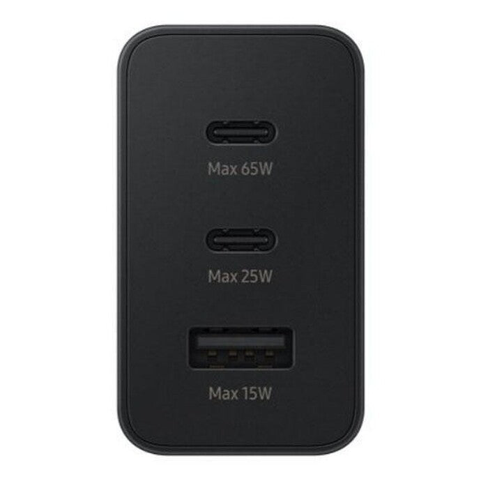 Nabíjačka Samsung 65W, 2x USB-C port, PD, QC, čierna