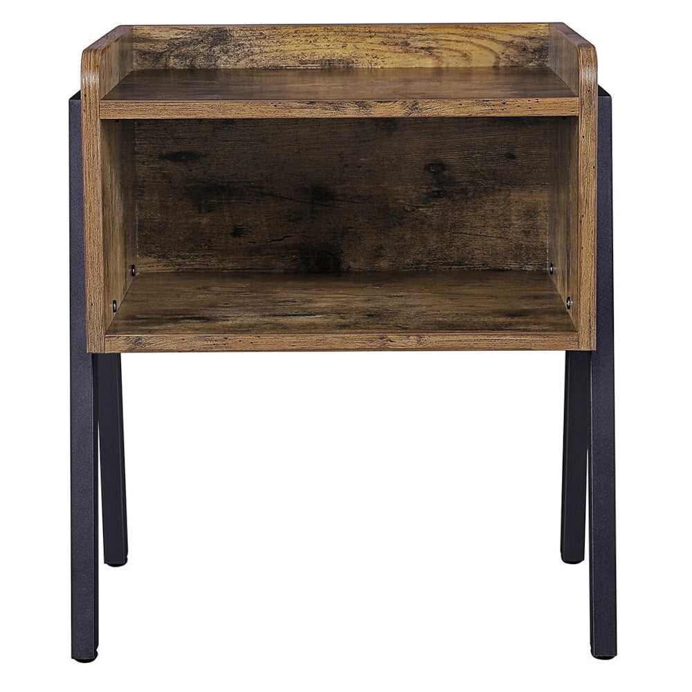 Nočný stolík Pansy (hnedá, 46x52x35 cm)