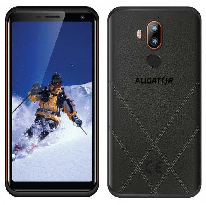 Odolný telefón Aligator RX800 eXtremo 4GB/64GB, oranžová