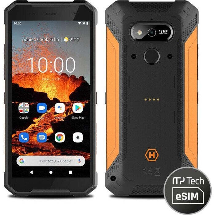 Odolný telefón myPhone Hammer Explorer Pro 6 GB/128 GB, oranžový POŠKODENÝ OBAL