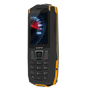 Odolný tlačidlový telefón Aligator K50 eXtremo, KaiOS, oranžová V
