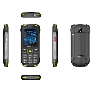 Odolný tlačidlový telefón Aligator R40 eXtremo, čierno-žltá