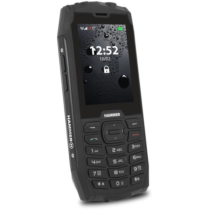 Odolný tlačidlový telefón myPhone Hammer 4, čierna