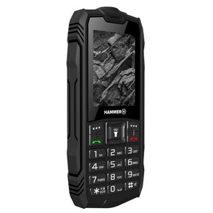 Odolný tlačidlový telefón MyPhone Hammer Rock, čierna