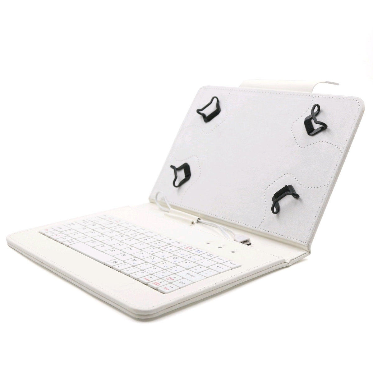 C-TECH PROTECT puzdro s klávesnicou 8 "NUTKC-02, biele