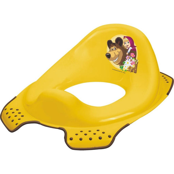 Detské sedátko na WC Máša a Medveď Keeper 108/2020, žltá