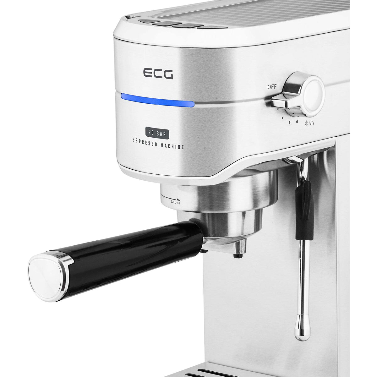Pákový kávovar ECG ESP 20501 Iron POUŽITÉ, NEOPOTREBOVANÝ TOVAR