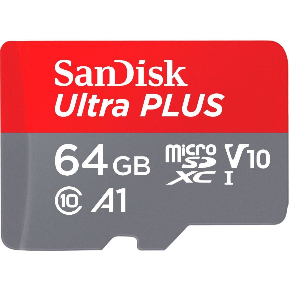 Pamäťová karta SanDisk Ultra Class 10 MicroSDXC 64GB 140MB/s + SD adaptér