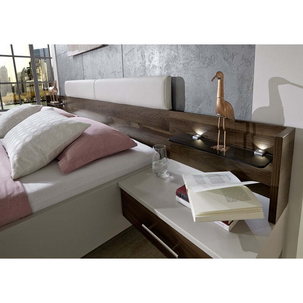 Panel na nočný stolík Imola - so stenou, 2ks (champagne,nocce)