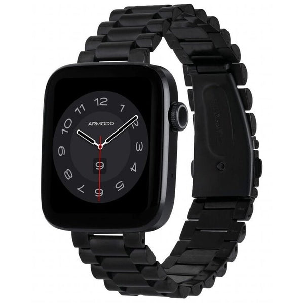 Smart hodinky ARMODD Squarz 9 Pro, kovový remienok, čierna