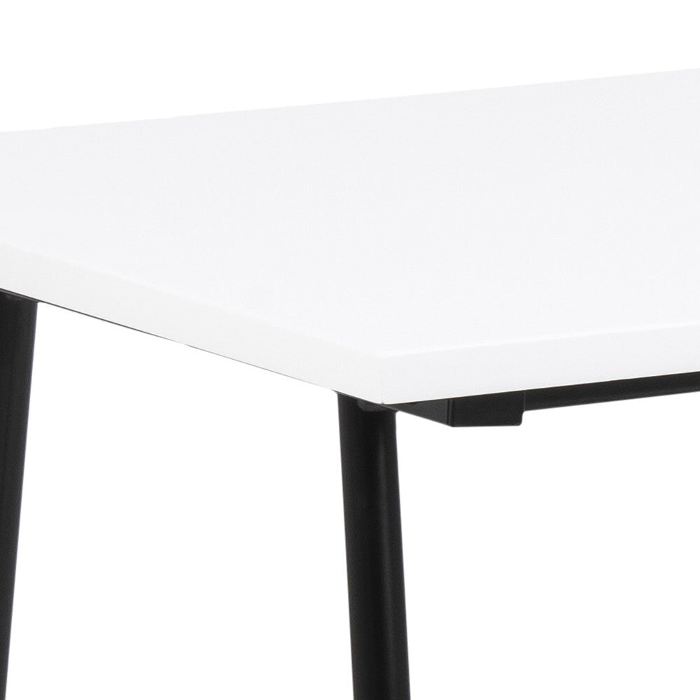 Písací stôl Durango (100x55x75 cm, biela)