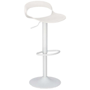 Plastová barová stolička Nessie biela - II. akosť