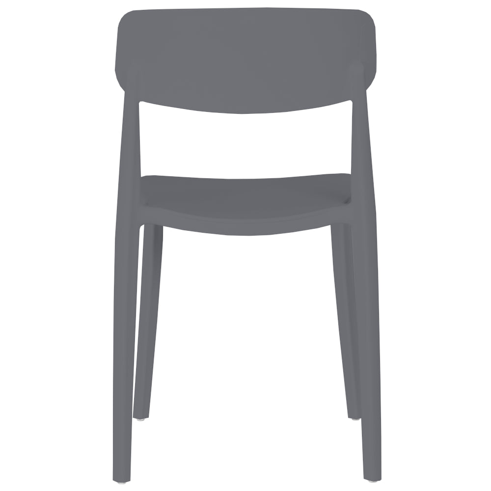 Plastová jedálenská stolička Kalios sivá