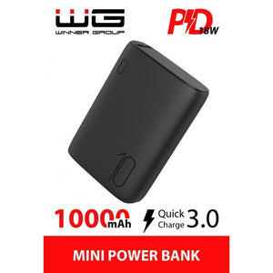 Powerbanka WG 10 000mAh, čierna