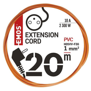 Predlžovací kábel Emos P01620, 1xzásuvka, 20m