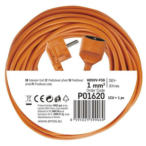 Predlžovací kábel Emos P01620, 1xzásuvka, 20m