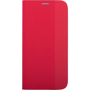 Puzdro Xiaomi Redmi Note 9T 5G, flipbook, červená