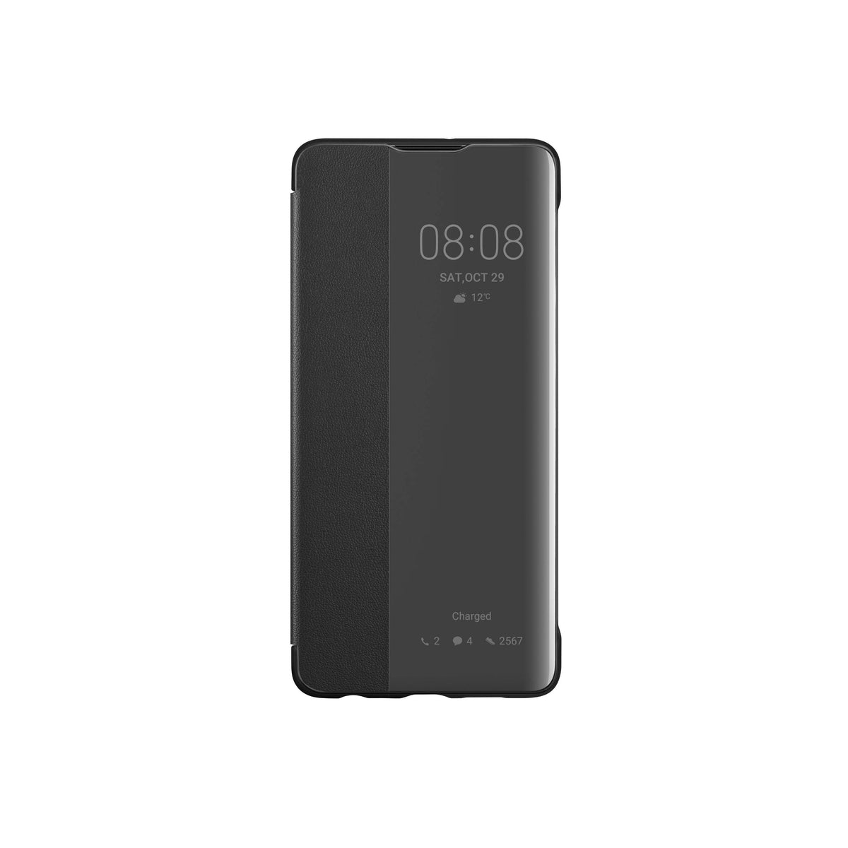 Puzdro pre Huawei P30, Smart View, čierna