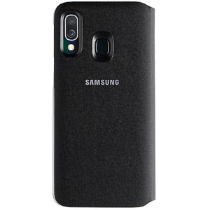 Puzdro pre Samsung Galaxy A40, Wallet cover, čierna
