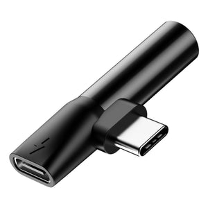 Redukcia Baseus, USB-C na 3,5 mm jack, L41, čierna