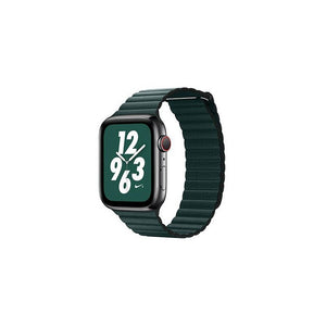 Kožený remienok na Apple watch 38/40 mm, Loop, T zelený