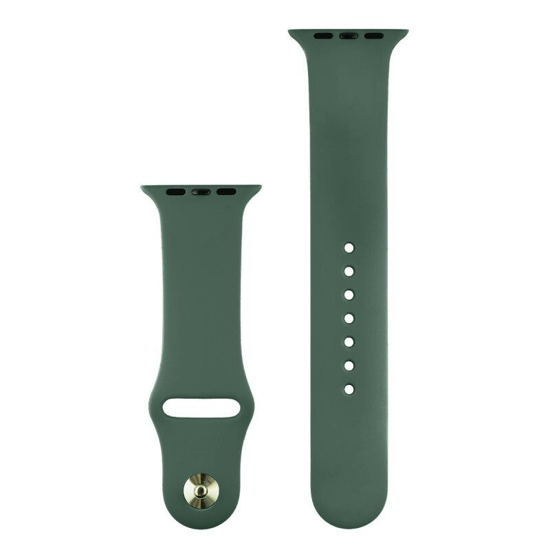 Silikónový športový remienok na Apple watch 42/44/45 mm, T zelen