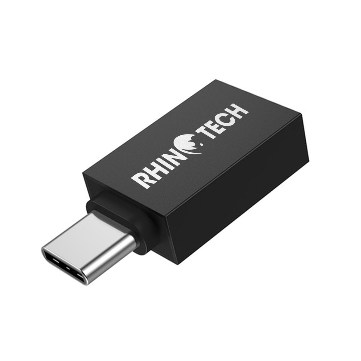 RhinoTech redukcia USB-A 3.0 na USB-C čierna