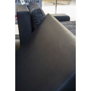 Rohová sedačka rozkladacia Enro univerzálny roh ÚP čierna, sivá