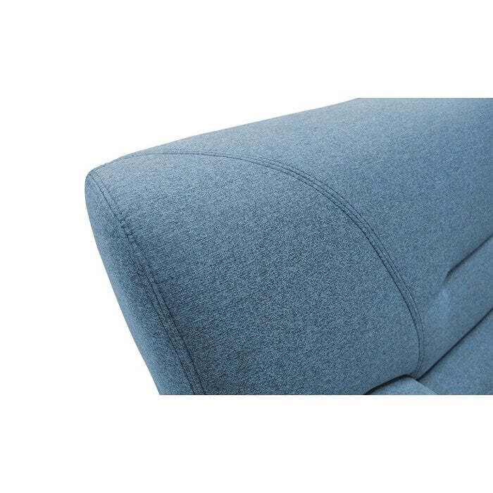 Rohová sedačka rozkladacia Fortino pravý roh ÚP modrá