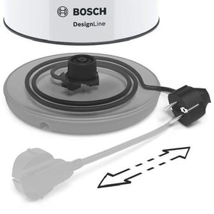 Rýchlovarná kanvica Bosch TWK3P421, biela, 1,7 l