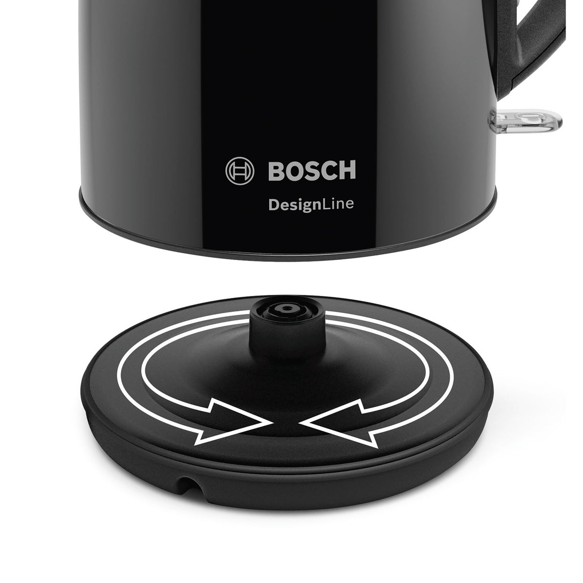 Rýchlovarná kanvica Bosch TWK3P423, čierna, 1,7l