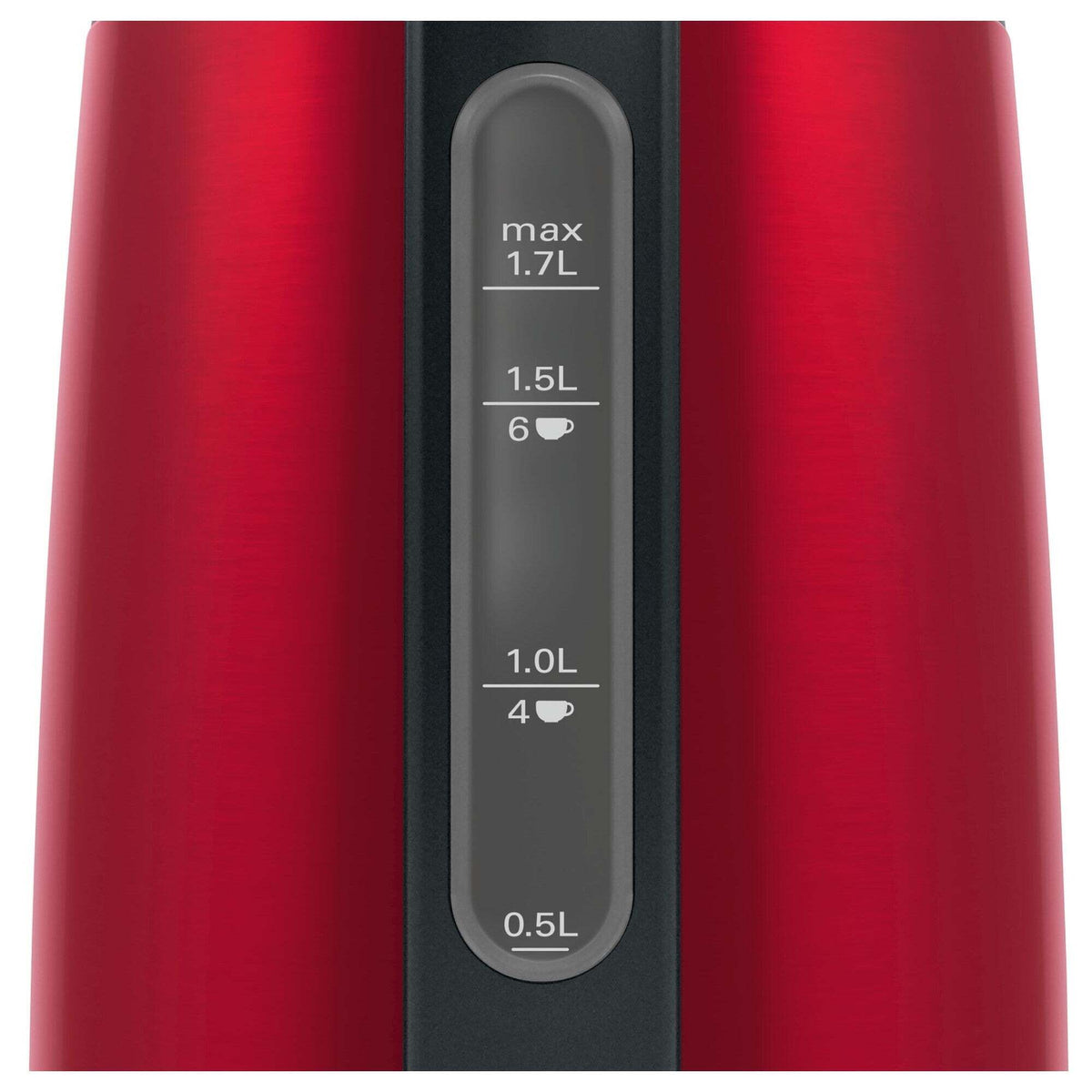 Rýchlovarná kanvica Bosch TWK3P424, červená, 1,7l